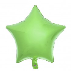 Шарик (45см) Звезда зеленая матовый